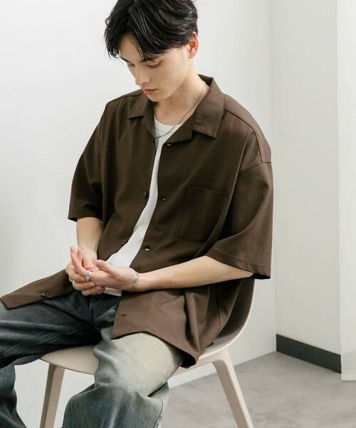 SENSE OF PLACE by URBAN RESEARCH / センスオブプレイス バイ アーバンリサーチ シャツ・ブラウス | 『ユニセックス』オープンカラールーズショートスリーブシャツ | 詳細6