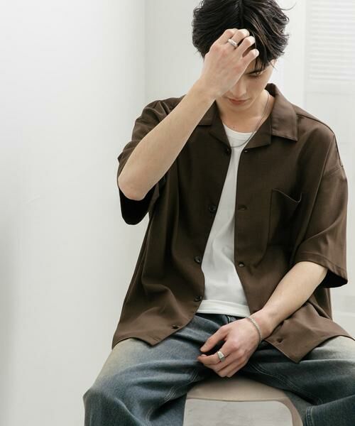 SENSE OF PLACE by URBAN RESEARCH / センスオブプレイス バイ アーバンリサーチ シャツ・ブラウス | 『ユニセックス』オープンカラールーズショートスリーブシャツ | 詳細7