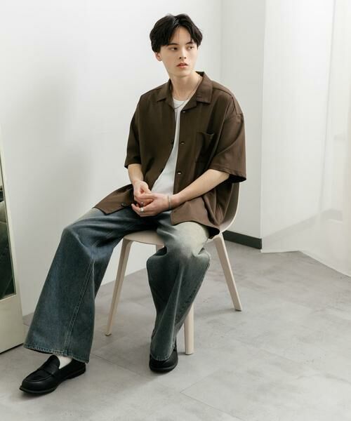 SENSE OF PLACE by URBAN RESEARCH / センスオブプレイス バイ アーバンリサーチ シャツ・ブラウス | 『ユニセックス』オープンカラールーズショートスリーブシャツ | 詳細8