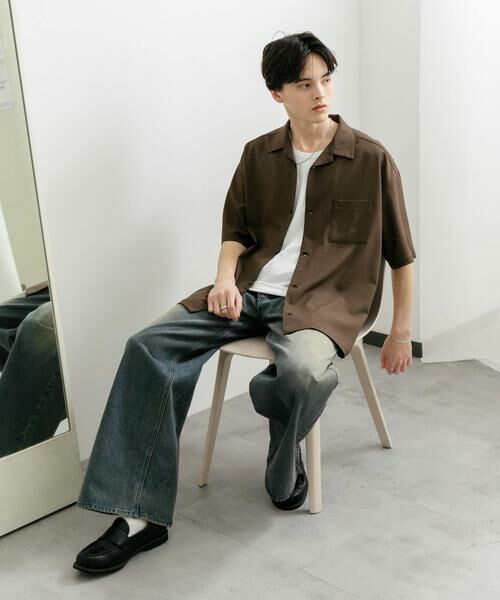 SENSE OF PLACE by URBAN RESEARCH / センスオブプレイス バイ アーバンリサーチ シャツ・ブラウス | 『ユニセックス』オープンカラールーズショートスリーブシャツ | 詳細9