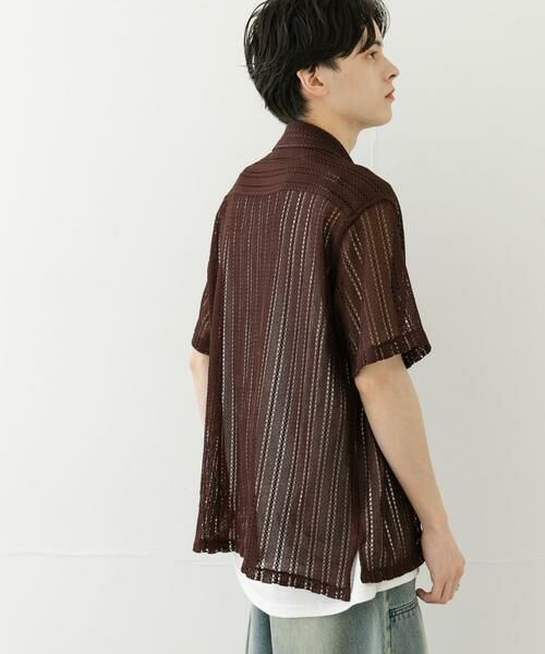 SENSE OF PLACE by URBAN RESEARCH / センスオブプレイス バイ アーバンリサーチ シャツ・ブラウス | 『ユニセックス』アソートレースオープンカラーショートスリーブシャツ | 詳細3