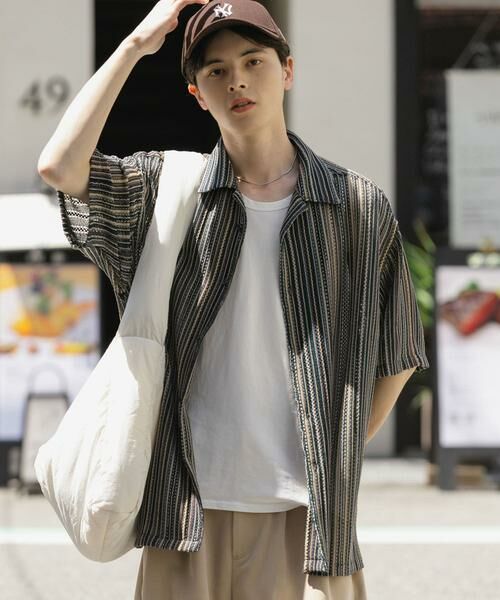 SENSE OF PLACE by URBAN RESEARCH / センスオブプレイス バイ アーバンリサーチ シャツ・ブラウス | 『ユニセックス』アソートレースオープンカラーショートスリーブシャツ | 詳細12