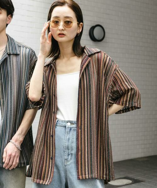 SENSE OF PLACE by URBAN RESEARCH / センスオブプレイス バイ アーバンリサーチ シャツ・ブラウス | 『ユニセックス』アソートレースオープンカラーショートスリーブシャツ | 詳細28