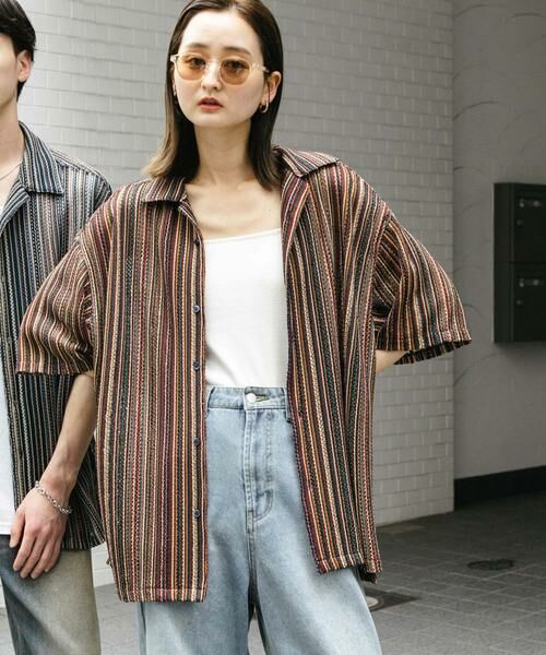 SENSE OF PLACE by URBAN RESEARCH / センスオブプレイス バイ アーバンリサーチ シャツ・ブラウス | 『ユニセックス』アソートレースオープンカラーショートスリーブシャツ | 詳細29