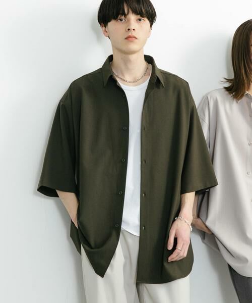 SENSE OF PLACE by URBAN RESEARCH / センスオブプレイス バイ アーバンリサーチ シャツ・ブラウス | 『ユニセックス』『イージーケア』エクストラルーズショートスリーブシャツ | 詳細1