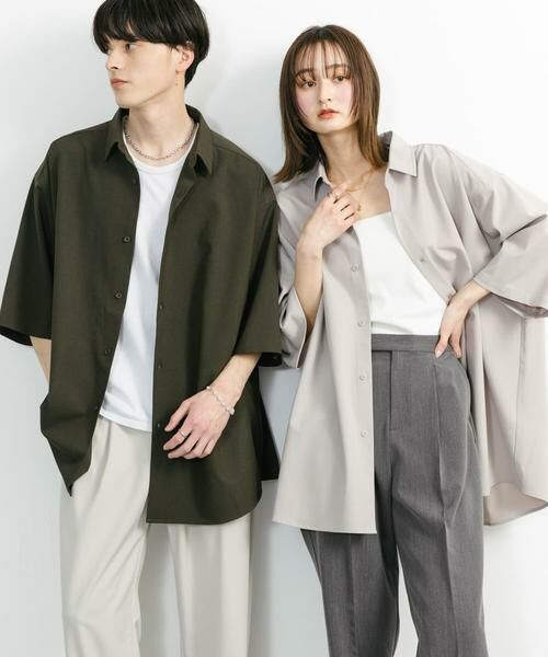 SENSE OF PLACE by URBAN RESEARCH / センスオブプレイス バイ アーバンリサーチ シャツ・ブラウス | 『ユニセックス』『イージーケア』エクストラルーズショートスリーブシャツ | 詳細10