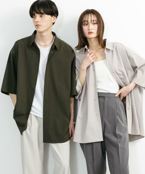 SENSE OF PLACE by URBAN RESEARCH / センスオブプレイス バイ アーバンリサーチ シャツ・ブラウス | 『ユニセックス』『イージーケア』エクストラルーズショートスリーブシャツ | 詳細12