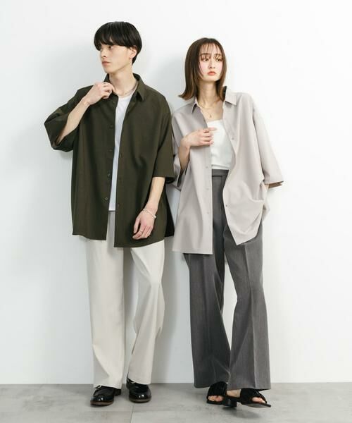 SENSE OF PLACE by URBAN RESEARCH / センスオブプレイス バイ アーバンリサーチ シャツ・ブラウス | 『ユニセックス』『イージーケア』エクストラルーズショートスリーブシャツ | 詳細13