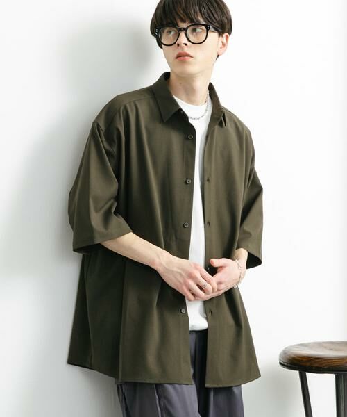 SENSE OF PLACE by URBAN RESEARCH / センスオブプレイス バイ アーバンリサーチ シャツ・ブラウス | 『ユニセックス』『イージーケア』エクストラルーズショートスリーブシャツ | 詳細3