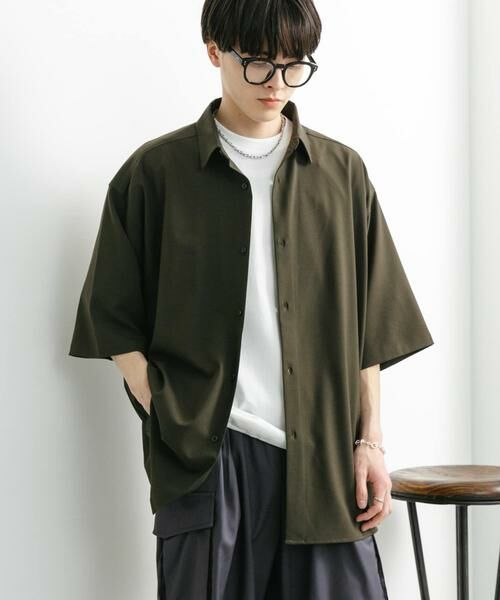 SENSE OF PLACE by URBAN RESEARCH / センスオブプレイス バイ アーバンリサーチ シャツ・ブラウス | 『ユニセックス』『イージーケア』エクストラルーズショートスリーブシャツ | 詳細6