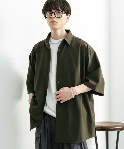 SENSE OF PLACE by URBAN RESEARCH / センスオブプレイス バイ アーバンリサーチ シャツ・ブラウス | 『ユニセックス』『イージーケア』エクストラルーズショートスリーブシャツ | 詳細7