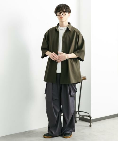 SENSE OF PLACE by URBAN RESEARCH / センスオブプレイス バイ アーバンリサーチ シャツ・ブラウス | 『ユニセックス』『イージーケア』エクストラルーズショートスリーブシャツ | 詳細8