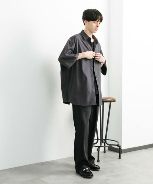 SENSE OF PLACE by URBAN RESEARCH / センスオブプレイス バイ アーバンリサーチ シャツ・ブラウス | 『ユニセックス』『イージーケア』エクストラルーズショートスリーブシャツ | 詳細21