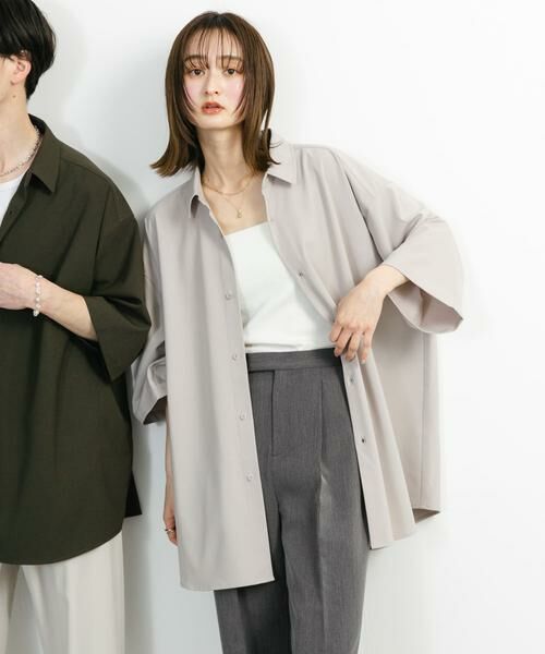 SENSE OF PLACE by URBAN RESEARCH / センスオブプレイス バイ アーバンリサーチ シャツ・ブラウス | 『ユニセックス』『イージーケア』エクストラルーズショートスリーブシャツ | 詳細30