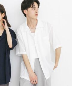 SENSE OF PLACE by URBAN RESEARCH / センスオブプレイス バイ アーバンリサーチ シャツ・ブラウス | 『ユニセックス』シアーヨウリュウオープンカラーシャツ