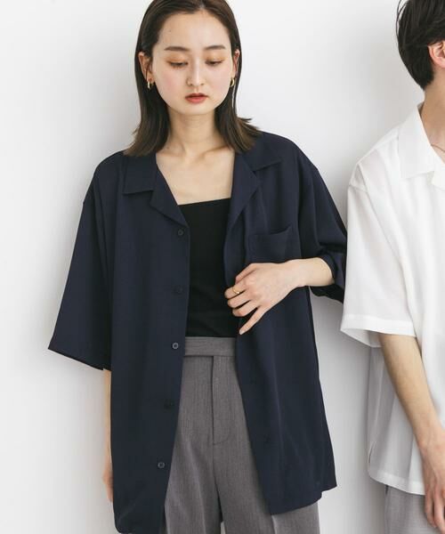 SENSE OF PLACE by URBAN RESEARCH / センスオブプレイス バイ アーバンリサーチ シャツ・ブラウス | 『ユニセックス』シアーヨウリュウオープンカラーシャツ | 詳細1