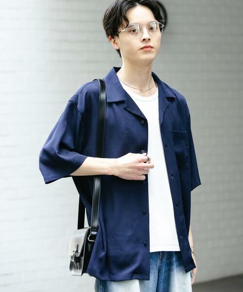 SENSE OF PLACE by URBAN RESEARCH / センスオブプレイス バイ アーバンリサーチ シャツ・ブラウス | 『ユニセックス』シアーヨウリュウオープンカラーシャツ | 詳細10