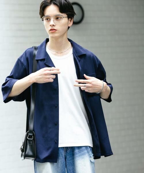 SENSE OF PLACE by URBAN RESEARCH / センスオブプレイス バイ アーバンリサーチ シャツ・ブラウス | 『ユニセックス』シアーヨウリュウオープンカラーシャツ | 詳細13