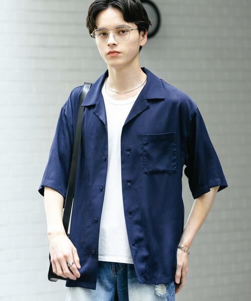 SENSE OF PLACE by URBAN RESEARCH / センスオブプレイス バイ アーバンリサーチ シャツ・ブラウス | 『ユニセックス』シアーヨウリュウオープンカラーシャツ | 詳細14