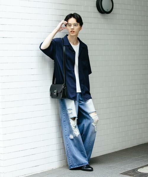 SENSE OF PLACE by URBAN RESEARCH / センスオブプレイス バイ アーバンリサーチ シャツ・ブラウス | 『ユニセックス』シアーヨウリュウオープンカラーシャツ | 詳細16