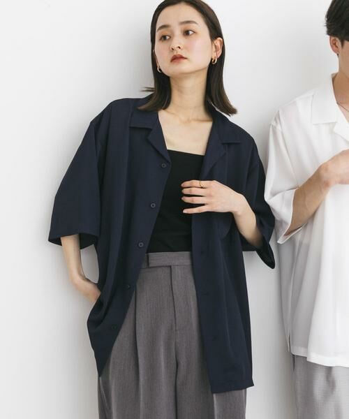 SENSE OF PLACE by URBAN RESEARCH / センスオブプレイス バイ アーバンリサーチ シャツ・ブラウス | 『ユニセックス』シアーヨウリュウオープンカラーシャツ | 詳細2