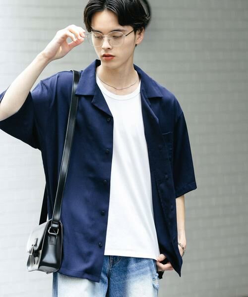 SENSE OF PLACE by URBAN RESEARCH / センスオブプレイス バイ アーバンリサーチ シャツ・ブラウス | 『ユニセックス』シアーヨウリュウオープンカラーシャツ | 詳細6