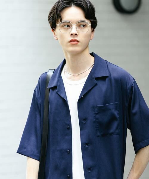 SENSE OF PLACE by URBAN RESEARCH / センスオブプレイス バイ アーバンリサーチ シャツ・ブラウス | 『ユニセックス』シアーヨウリュウオープンカラーシャツ | 詳細7