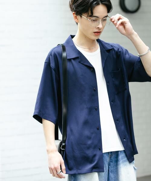 SENSE OF PLACE by URBAN RESEARCH / センスオブプレイス バイ アーバンリサーチ シャツ・ブラウス | 『ユニセックス』シアーヨウリュウオープンカラーシャツ | 詳細8