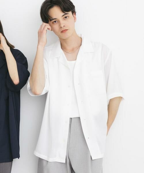 SENSE OF PLACE by URBAN RESEARCH / センスオブプレイス バイ アーバンリサーチ シャツ・ブラウス | 『ユニセックス』シアーヨウリュウオープンカラーシャツ | 詳細21