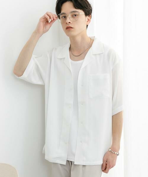 SENSE OF PLACE by URBAN RESEARCH / センスオブプレイス バイ アーバンリサーチ シャツ・ブラウス | 『ユニセックス』シアーヨウリュウオープンカラーシャツ | 詳細30