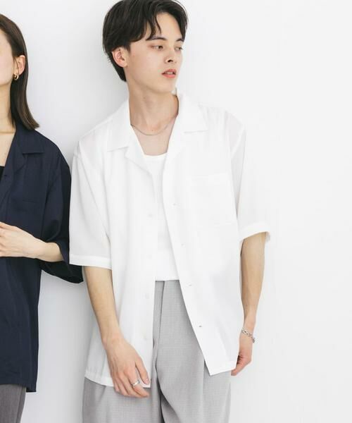 SENSE OF PLACE by URBAN RESEARCH / センスオブプレイス バイ アーバンリサーチ シャツ・ブラウス | 『ユニセックス』シアーヨウリュウオープンカラーシャツ | 詳細22