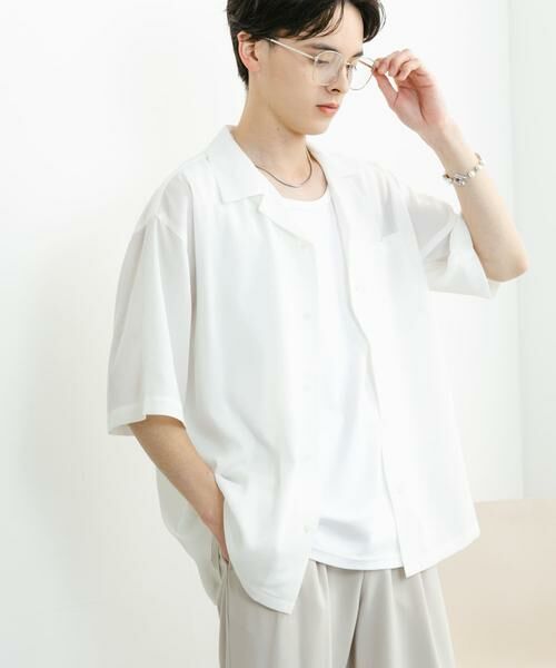 SENSE OF PLACE by URBAN RESEARCH / センスオブプレイス バイ アーバンリサーチ シャツ・ブラウス | 『ユニセックス』シアーヨウリュウオープンカラーシャツ | 詳細28
