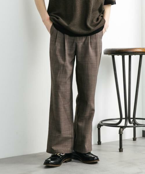 SENSE OF PLACE by URBAN RESEARCH / センスオブプレイス バイ アーバンリサーチ その他パンツ | 『セットアップ対応』『接触冷感/吸水速乾/イージーケア』リネンライクワイドスラックス | 詳細1