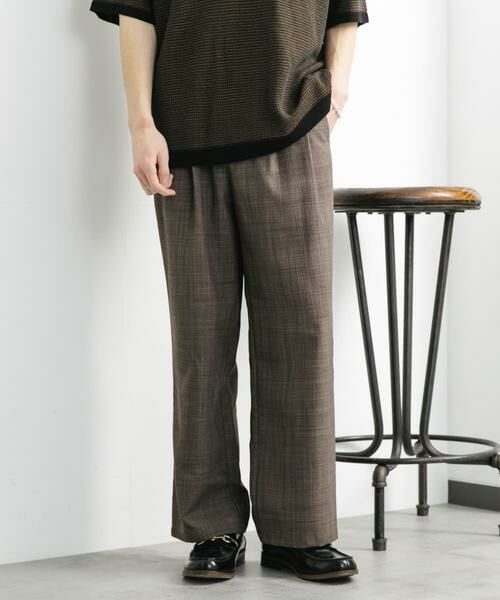 SENSE OF PLACE by URBAN RESEARCH / センスオブプレイス バイ アーバンリサーチ その他パンツ | 『セットアップ対応』『接触冷感/吸水速乾/イージーケア』リネンライクワイドスラックス | 詳細2