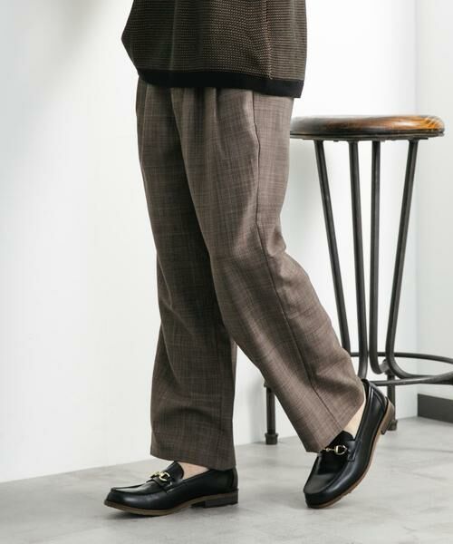 SENSE OF PLACE by URBAN RESEARCH / センスオブプレイス バイ アーバンリサーチ その他パンツ | 『セットアップ対応』『接触冷感/吸水速乾/イージーケア』リネンライクワイドスラックス | 詳細3