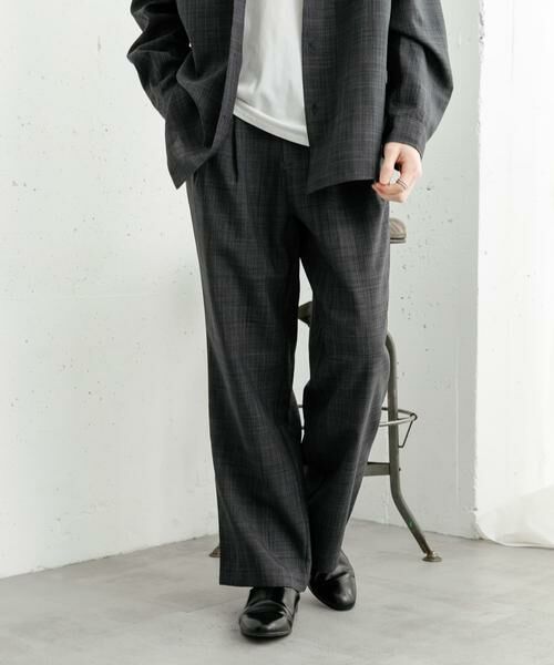 SENSE OF PLACE by URBAN RESEARCH / センスオブプレイス バイ アーバンリサーチ その他パンツ | 『セットアップ対応』『接触冷感/吸水速乾/イージーケア』リネンライクワイドスラックス | 詳細16