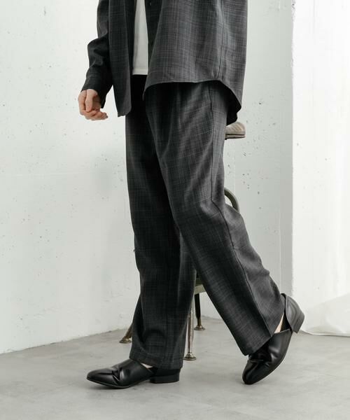 SENSE OF PLACE by URBAN RESEARCH / センスオブプレイス バイ アーバンリサーチ その他パンツ | 『セットアップ対応』『接触冷感/吸水速乾/イージーケア』リネンライクワイドスラックス | 詳細17