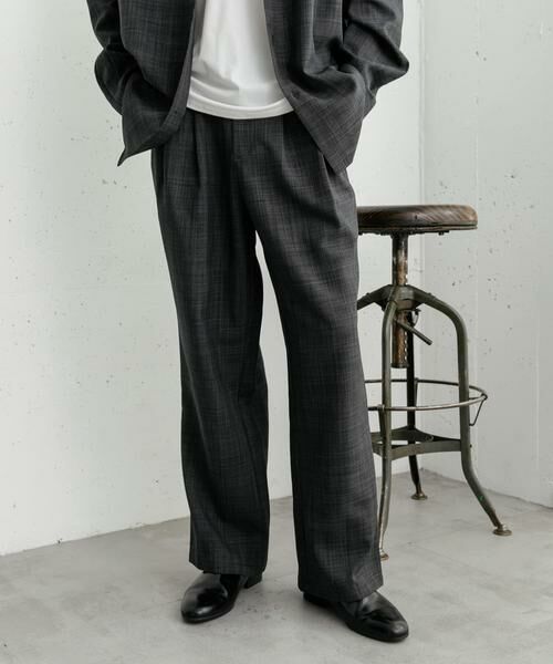 SENSE OF PLACE by URBAN RESEARCH / センスオブプレイス バイ アーバンリサーチ その他パンツ | 『セットアップ対応』『接触冷感/吸水速乾/イージーケア』リネンライクワイドスラックス | 詳細19