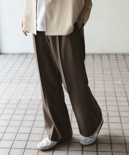 SENSE OF PLACE by URBAN RESEARCH / センスオブプレイス バイ アーバンリサーチ その他パンツ | ドレープフレアスラックス | 詳細1