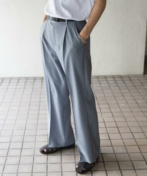 SENSE OF PLACE by URBAN RESEARCH / センスオブプレイス バイ アーバンリサーチ その他パンツ | ドレープフレアスラックス | 詳細11