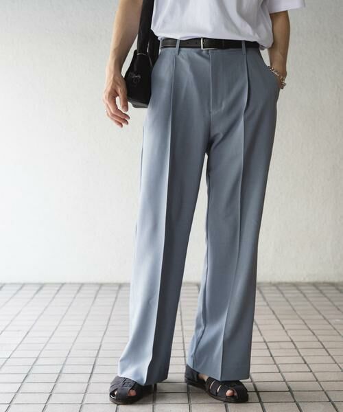 SENSE OF PLACE by URBAN RESEARCH / センスオブプレイス バイ アーバンリサーチ その他パンツ | ドレープフレアスラックス | 詳細14