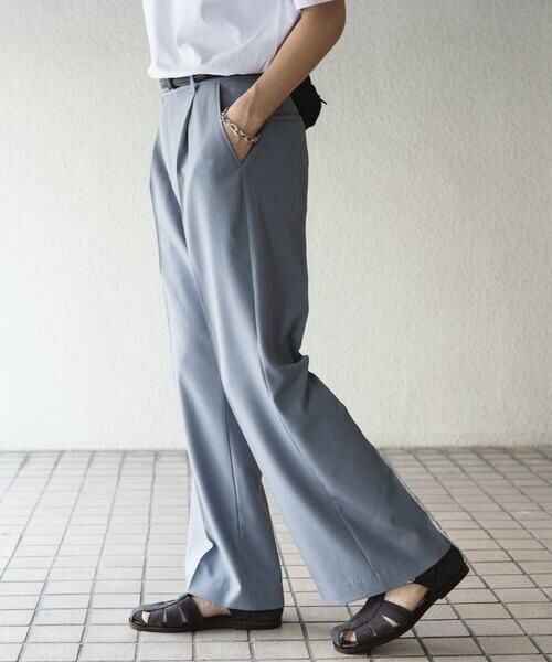 SENSE OF PLACE by URBAN RESEARCH / センスオブプレイス バイ アーバンリサーチ その他パンツ | ドレープフレアスラックス | 詳細15