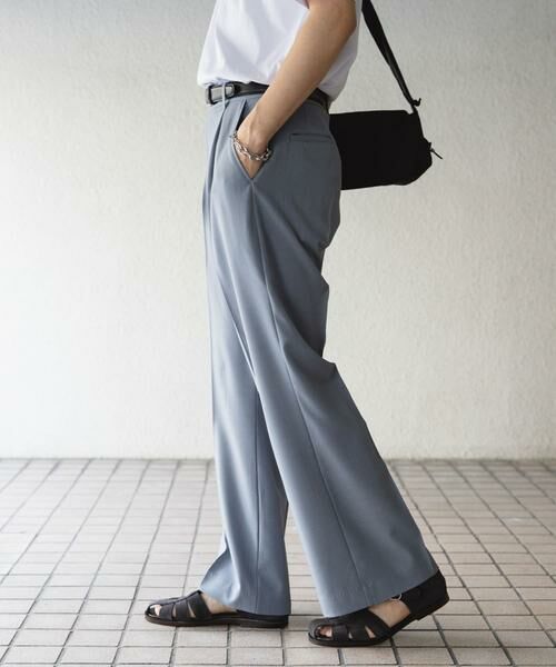 SENSE OF PLACE by URBAN RESEARCH / センスオブプレイス バイ アーバンリサーチ その他パンツ | ドレープフレアスラックス | 詳細16