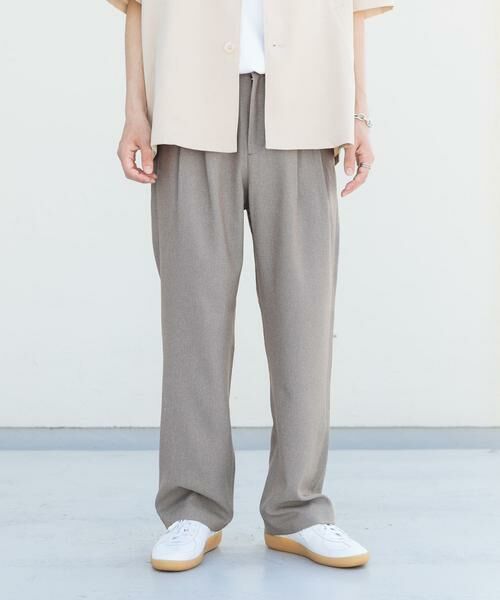 SENSE OF PLACE by URBAN RESEARCH / センスオブプレイス バイ アーバンリサーチ その他パンツ | マイクロチェック2タックワイドスラックス | 詳細2