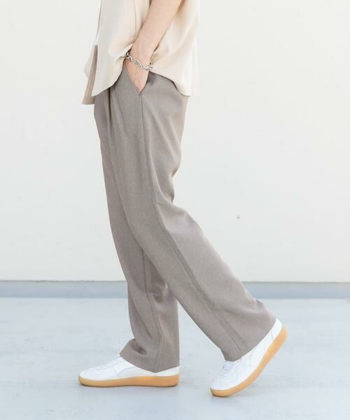 SENSE OF PLACE by URBAN RESEARCH / センスオブプレイス バイ アーバンリサーチ その他パンツ | マイクロチェック2タックワイドスラックス | 詳細4