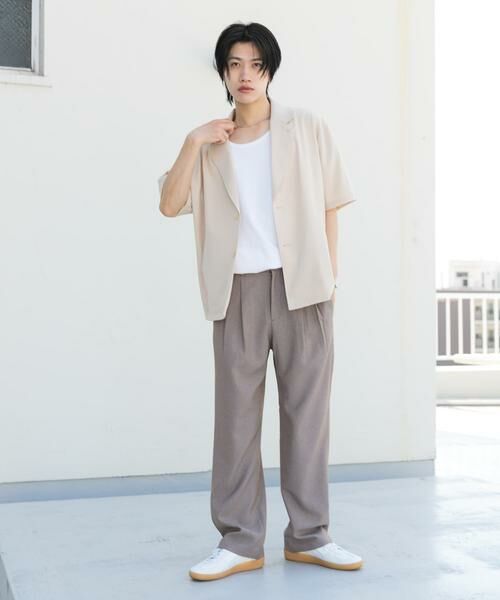 SENSE OF PLACE by URBAN RESEARCH / センスオブプレイス バイ アーバンリサーチ その他パンツ | マイクロチェック2タックワイドスラックス | 詳細5