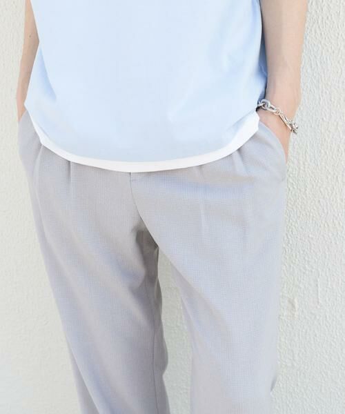 SENSE OF PLACE by URBAN RESEARCH / センスオブプレイス バイ アーバンリサーチ その他パンツ | マイクロチェック2タックワイドスラックス | 詳細22
