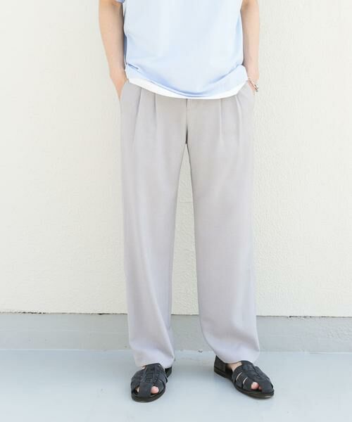 SENSE OF PLACE by URBAN RESEARCH / センスオブプレイス バイ アーバンリサーチ その他パンツ | マイクロチェック2タックワイドスラックス | 詳細24