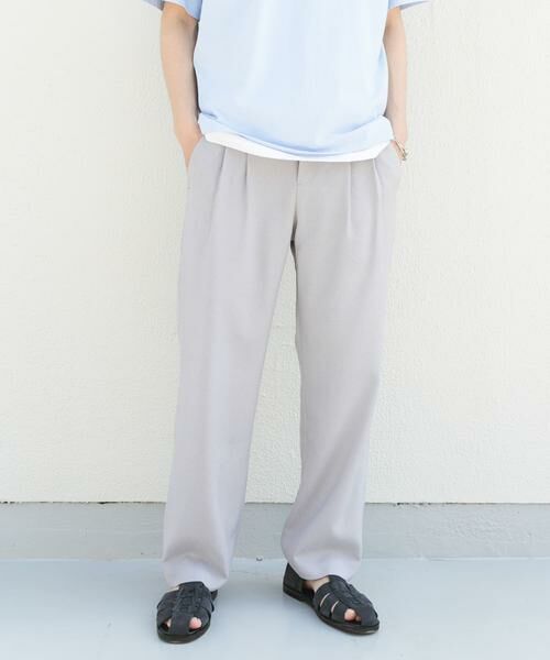 SENSE OF PLACE by URBAN RESEARCH / センスオブプレイス バイ アーバンリサーチ その他パンツ | マイクロチェック2タックワイドスラックス | 詳細25