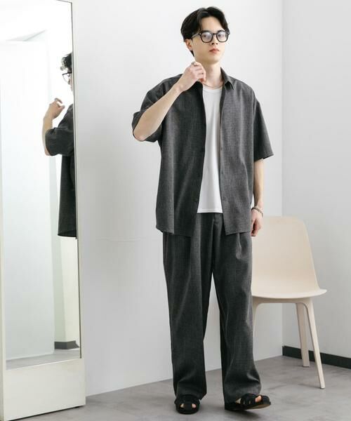 SENSE OF PLACE by URBAN RESEARCH / センスオブプレイス バイ アーバンリサーチ その他パンツ | メランジタックワイドパンツ | 詳細28